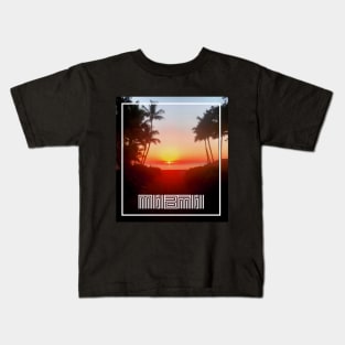 Miami Sunset or Sunrise? Kids T-Shirt